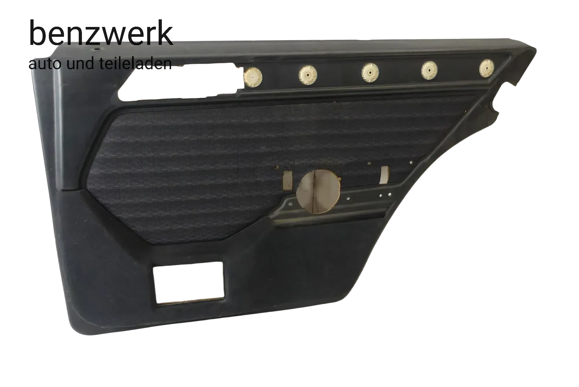 Mercedes W124 Kombi S124 Mopf1 Türverkleidung hinten rechts Stoff schwarz - Bild 1