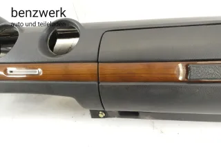 Mercedes W123 1. Serie Armaturenbrett schwarz mit Zebrano 1236800387 1236803587 - Bild 5