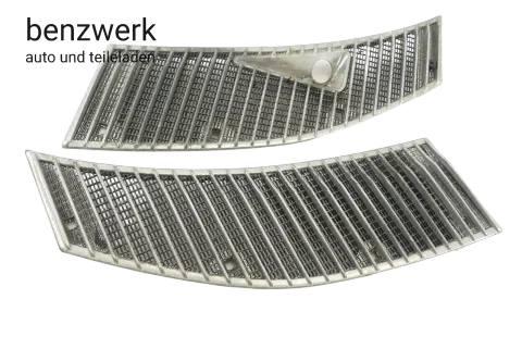 Mercedes W123 1. Serie Chromlüftungsgitter links rechts 1238360665 1238360565