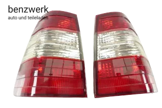 Mercedes W124 Kombi S124 2x Rückleuchte Rot-Weiß ✔️ - Bild 1