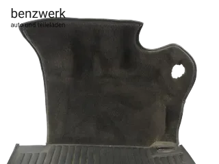 Mercedes W124 Teppich Velour schwarz vorne links rechts 1246804940 1246805040 ✔️ - Bild 4