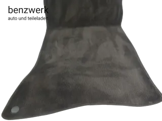 Mercedes W124 Teppich Velour schwarz vorne links rechts 1246804940 1246805040 ✔️ - Bild 5