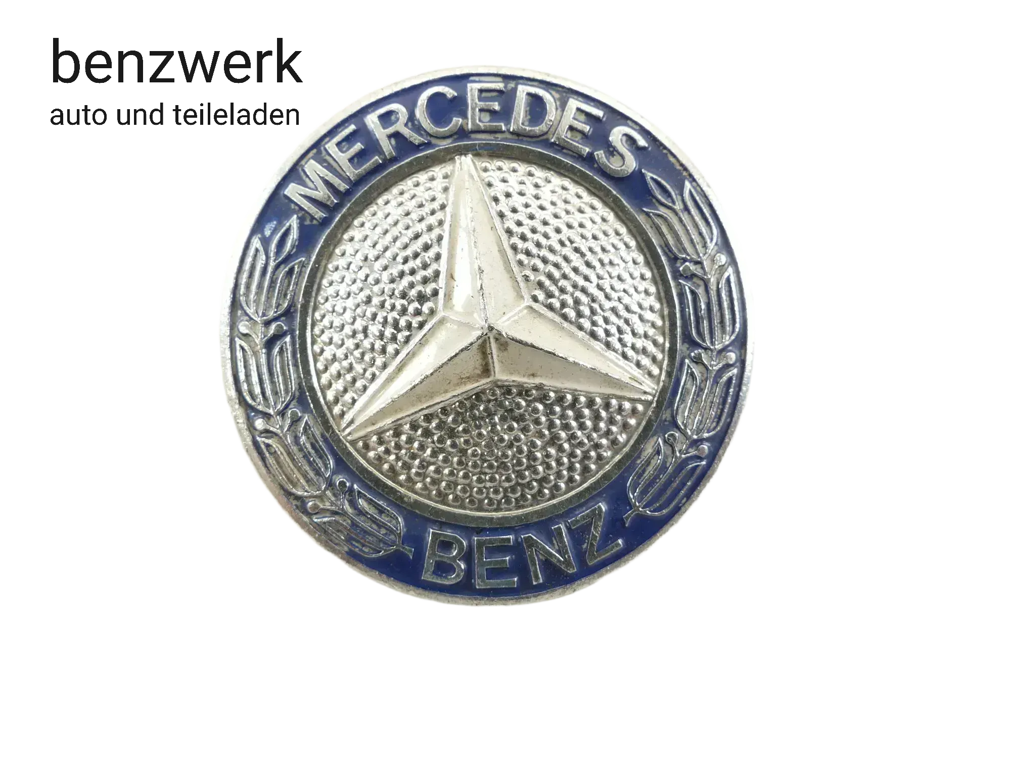 Mercedes W201 190 W124 Emblem Plakette Kühlergrill ORIGINAL ✔️ - Bild 1