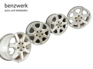 Mercedes SLK R170 4x Alufelge 8x16 ET30 7x16 ET37 1704010202 1704010302 ✔️ - Bild 1