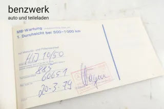 Mercedes W123 R107 W116 Serviceheft Checkheft Bordbuch 1235848995 ✔️ - Bild 5