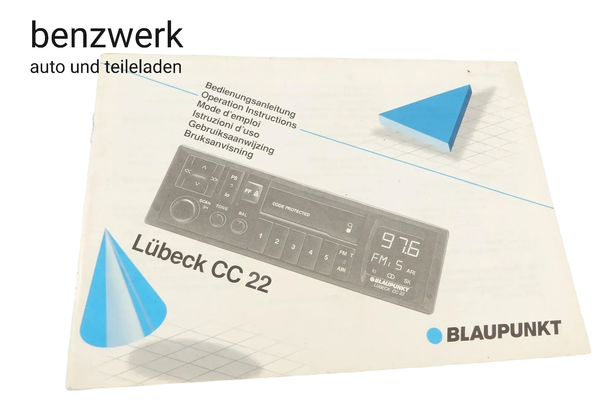 Blaupunkt CC22 Lübeck Bedienungsanleitung ✔️ - Bild 1