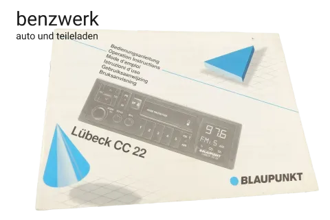 Blaupunkt CC22 Lübeck Bedienungsanleitung ✔️