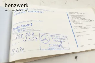 Mercedes W123 R107 W116 Serviceheft Checkheft Bordbuch 1235848995 ✔️ - Bild 5