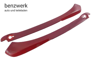 Mercedes SL R107 2x Abdeckung Hardtop links rechts rot 1076900135 1076900235✔️ - Bild 1