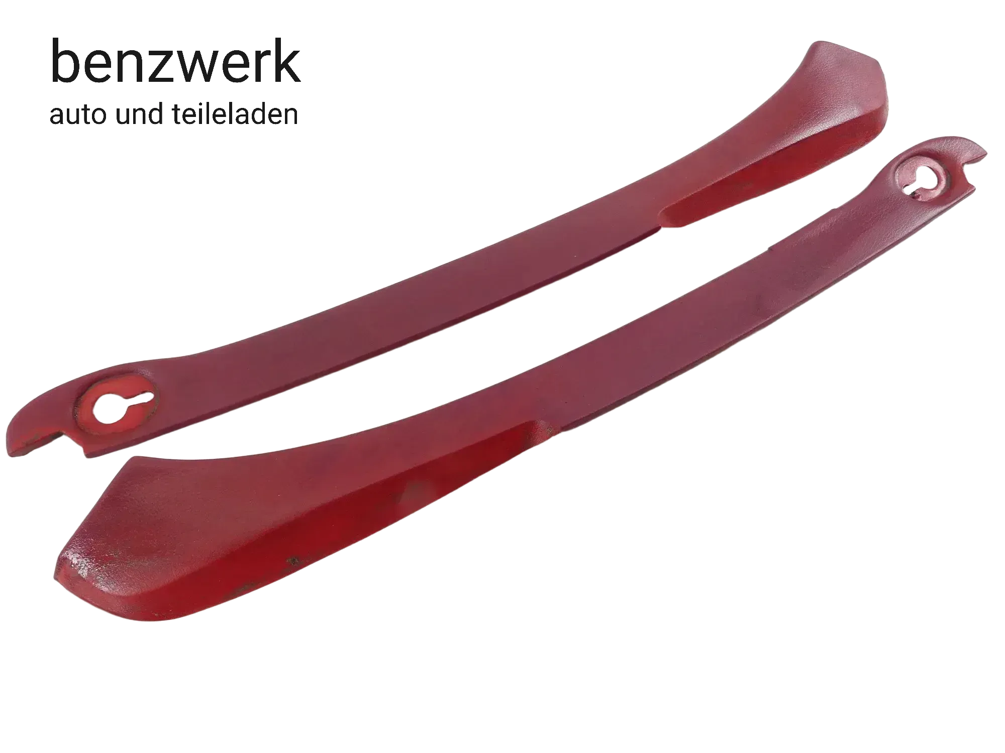 Mercedes SL R107 2x Abdeckung Hardtop links rechts rot 1076900135 1076900235✔️ - Bild 1