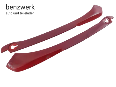Mercedes SL R107 2x Abdeckung Hardtop links rechts rot 1076900135 1076900235✔️