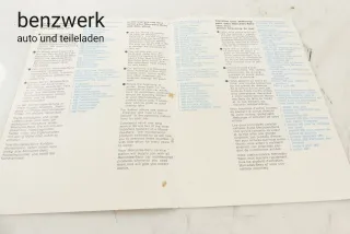 Mercedes Faltblatt Prospekt Pflegemittel ca 1980✔️ - Bild 2