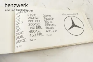 Mercedes W123 R107 W116 Serviceheft Checkheft Bordbuch 1235845895 ✔️ - Bild 2