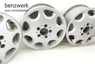 Mercedes W124 W201 4x Alufelge 8-Loch ORIGINAL 6,5x15 ET 44 1244011202 ✔️ - Bild 3