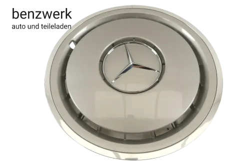 Mercedes W201 W124 1x Radkappe 15 Zoll Chromrand NEU ORIGINAL NOS 1244010924 ✔️