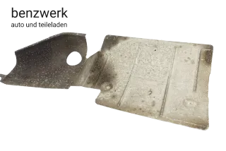 Mercedes W123 280E Hitzeschutzblech hinten 1236820471 1234920530 - Bild 1