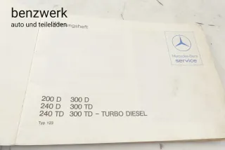 Mercedes W123 Diesel Serviceheft Checkheft Bordbuch 1235846893 ✔️ - Bild 2
