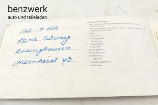 Mercedes W123 R107 W116 Serviceheft Checkheft Bordbuch 1235845895 ✔️ - Bild 3
