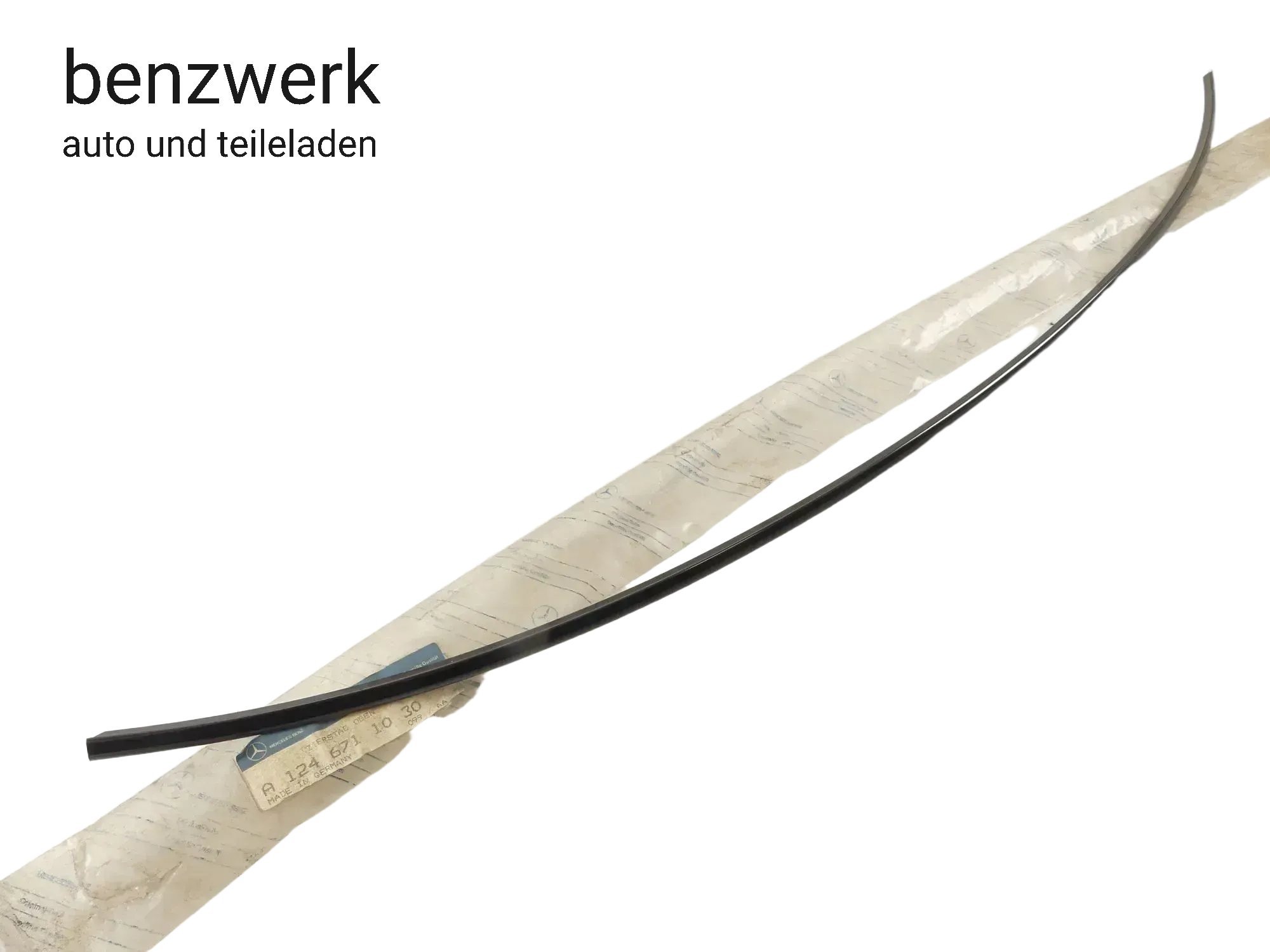 Mercedes W124 Coupe C124 Zierstab Frontscheibe oben NEU NOS 1246711030 - Bild 1
