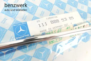 Mercedes W108 W109 W111 1x Zierstab Kühlergrill NEU NOS ORIGINAL 1118885385 ✔️ - Bild 2