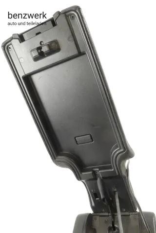 Mercedes W124 MAL Armlehne vorne mit Klappdeckel Telefon Leder schwarz ✔️ - Bild 9