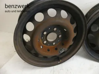 Mercedes W140 4x Stahlfelge ORIGINAL 7,5x16 ET51 1404000802 ✔️ - Bild 2