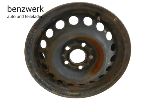 Mercedes W124 W201 1x Felge Stahlfelge 6x15 ET49 1244000602