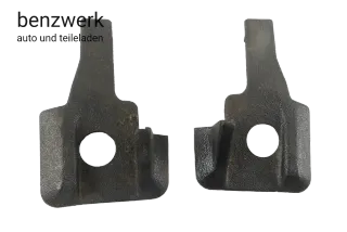 Mercedes W124 2x Verkleidung Sitzschiene E-Sitz schwarz 1246840418 1246840318 - Bild 1