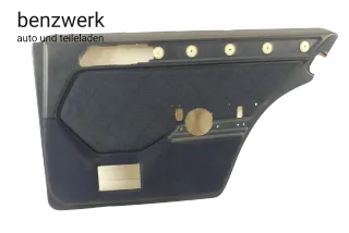 Mercedes W124 Kombi S124 Mopf2 Türverkleidung hinten rechts Stoff blau ORIGINAL - Bild 1