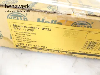 Mercedes W123 Streuscheibe Scheinwerfer links Breitband Hella H4 NEU 0028269090 - Bild 2