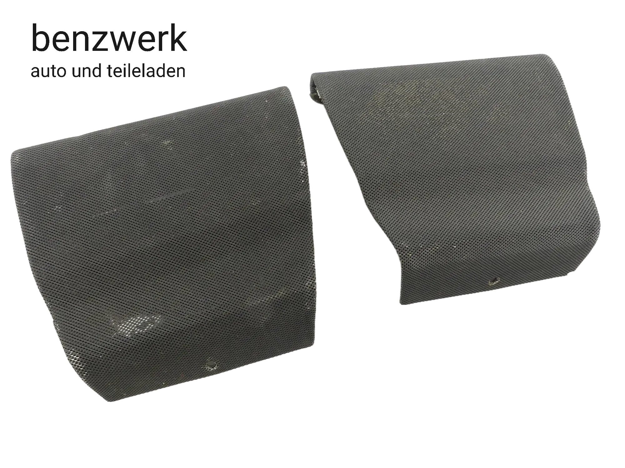 Mercedes W124 Kombi S124 2x Abdeckung Lautsprecher hinten links rechts schwarz - Bild 1