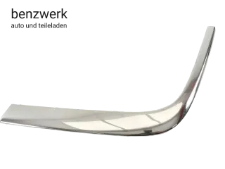 Mercedes W210 Chromblende Stoßstange vorne links ORIGINAL 2108800536 ✔️ - Bild 1