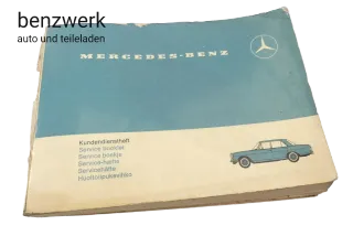 Mercedes W114 W115 W108 Serviceheft Kundendienstheft Bordbuch 0005841495 ✔️ - Bild 1