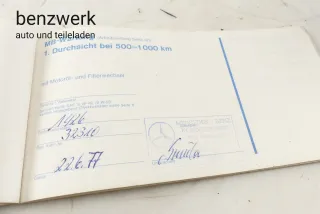 Mercedes W123 R107 W116 Serviceheft Checkheft Bordbuch 1235845895 ✔️ - Bild 5