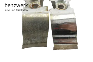 Mercedes W123 Coupe C123 2x Chromspange Stoßstange vorne 1238850323 1238850423✔️ - Bild 2