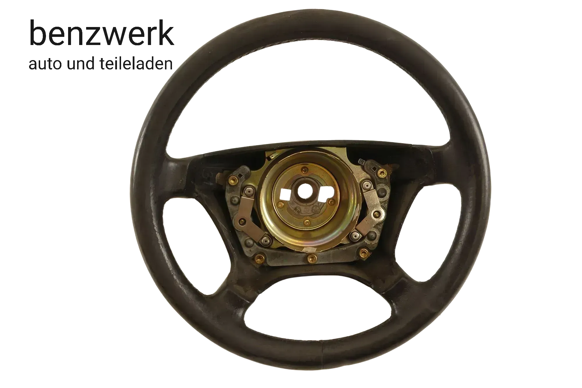 Mercedes W124 W140 W202 Lenkrad Leder schwarz ab 08/93 ORIGINAL 390mm✔️ - Bild 1