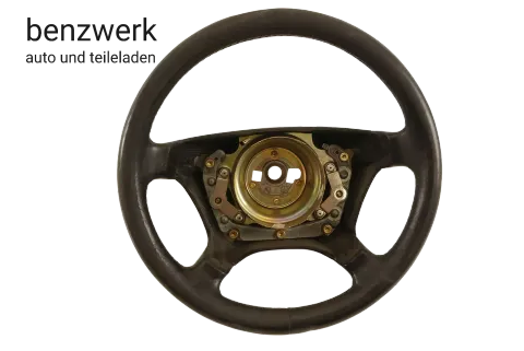 Mercedes W124 W140 W202 Lenkrad Leder schwarz ab 08/93 ORIGINAL 390mm✔️
