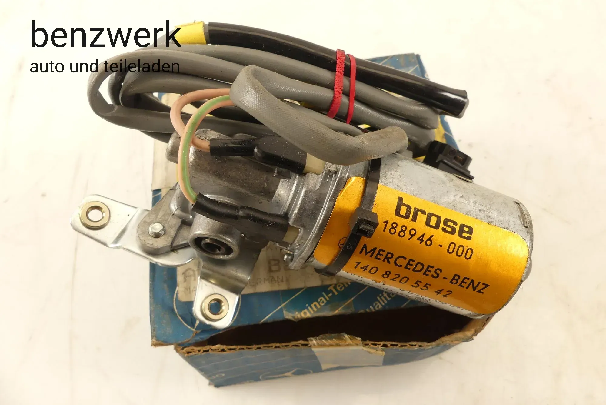 Mercedes W140 Motor Verstellung Kopfstütze NOS ORIGINAL 1408205542 ✔️ - Bild 1