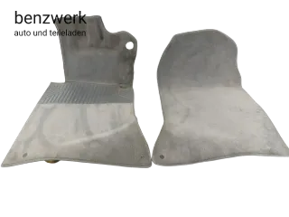 Mercedes W124 Teppich Velour grau vorne links rechts 1246801740 1246801840 ✔️ - Bild 1