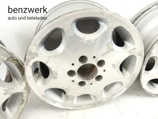 Mercedes W124 4x Alufelge Glanzgedreht Sportline 7x15 ET41 1244011902 ✔️ - Bild 3