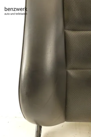 Mercedes W124 Sitzlehne Sitz vorne Leder schwarz  ✔️ - Bild 5