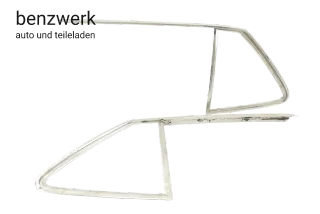 Mercedes SL R107 2x Zierrahmen Fenster seitlich für Hardtop ✔️ - Bild 1