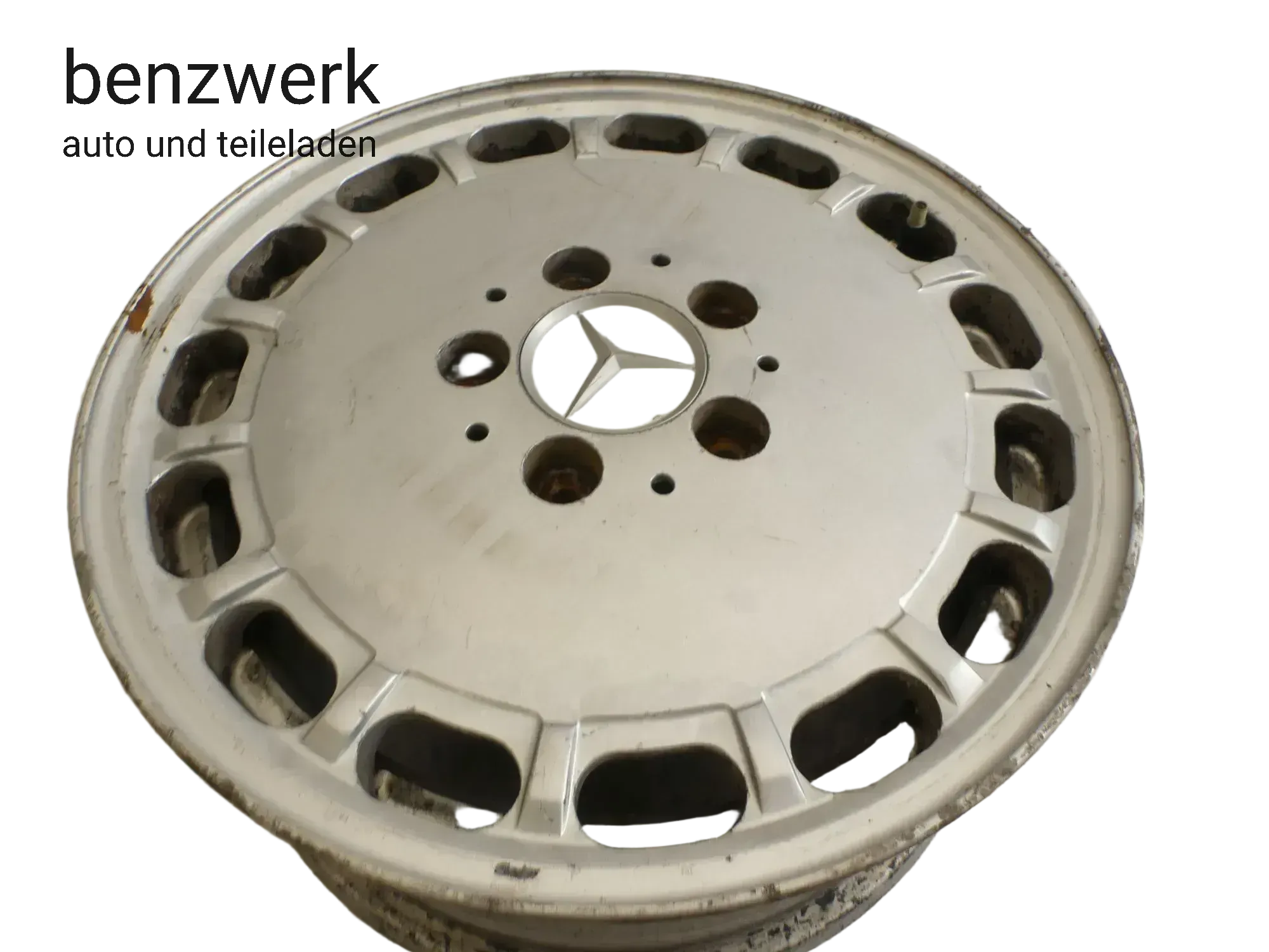 Mercedes W124 1x Felge Alufelge 6,5x15 ET49 Gullideckel ORIGINAL 1244001802 ✔️ - Bild 1
