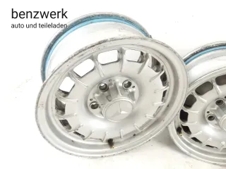 Mercedes W116 R107 4x Alufelge Barockfelge 6,5x14 ET30 1264002102 ✔️ - Bild 10