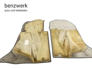 Mercedes W124 Teppich Velour schwarz vorne links rechts 1246804940 1246805040 ✔️ - Bild 9