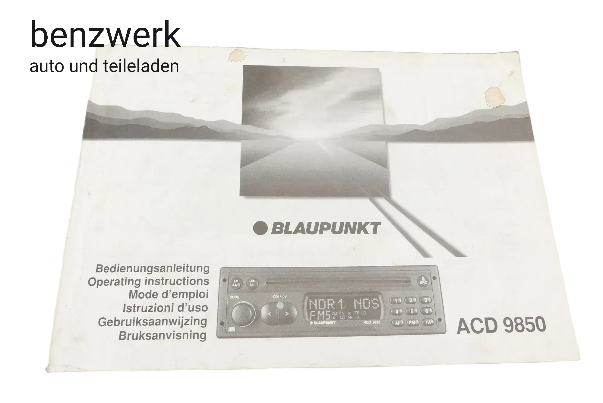 Blaupunkt ACD9850 Bedienungsanleitung  ✔️ - Bild 1