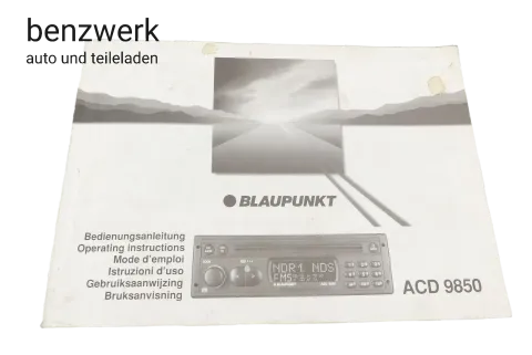 Blaupunkt ACD9850 Bedienungsanleitung  ✔️