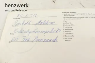 Mercedes W123 Diesel Serviceheft Checkheft Bordbuch 1235847995 ✔️ - Bild 3
