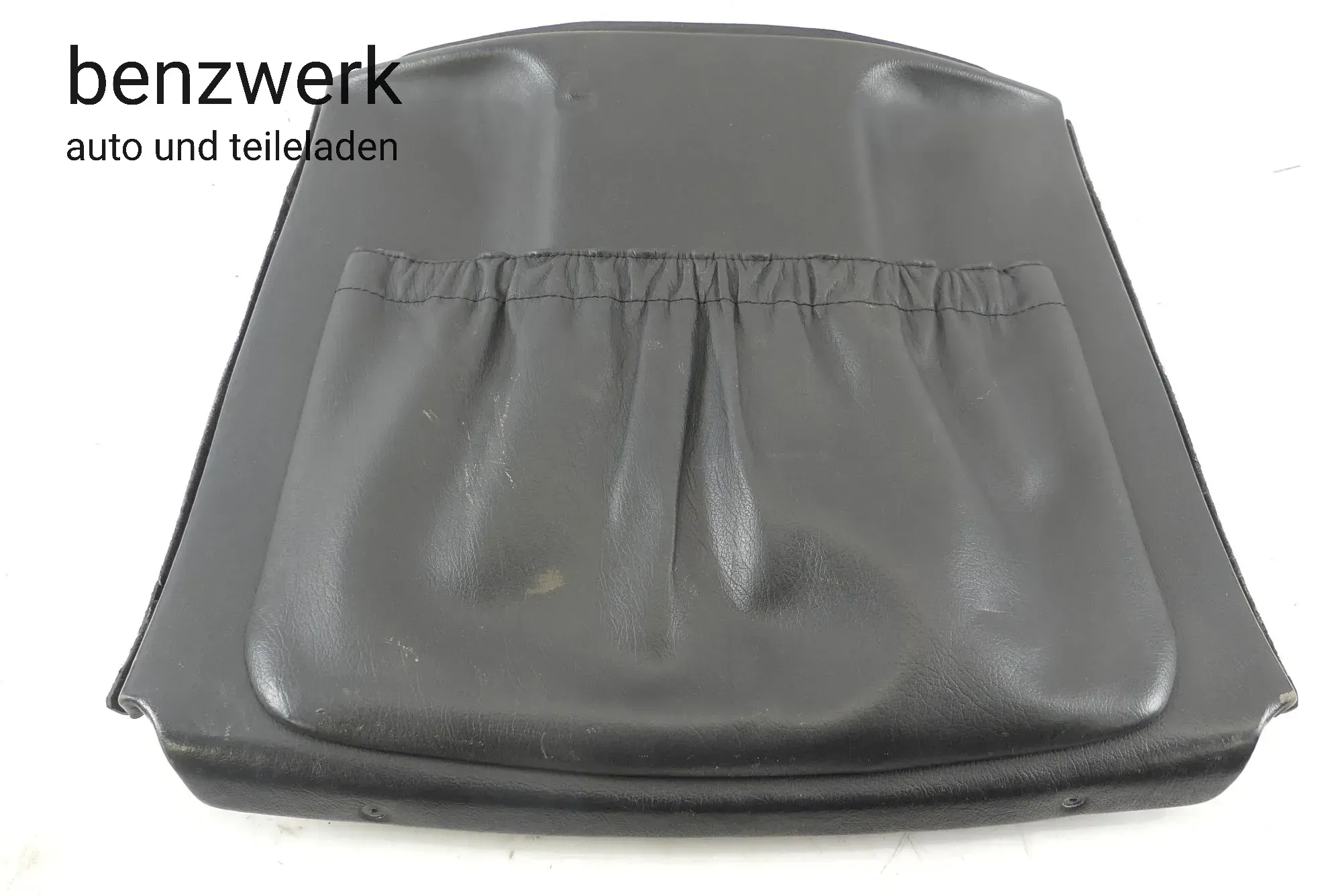 Mercedes W124 Verkleidung Sitz Rückenlehne schwarz Leder MB-TEX 1249140023 - Bild 1