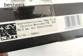 NJT Spurverbreiterung 20mm 5/112 Mercedes VW Audi ETC NEU 780011✔️ - Bild 4
